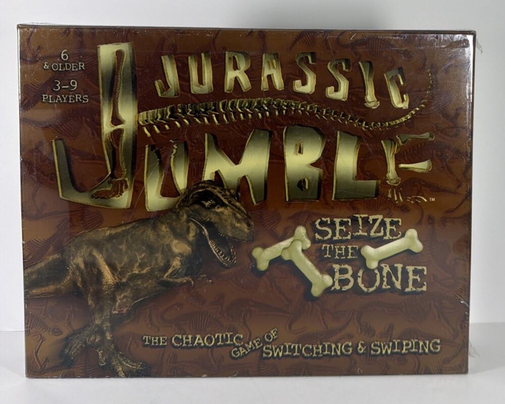 Jurassic Jumble Seize the Dinosaur Bone 2004 Vintage Game - New